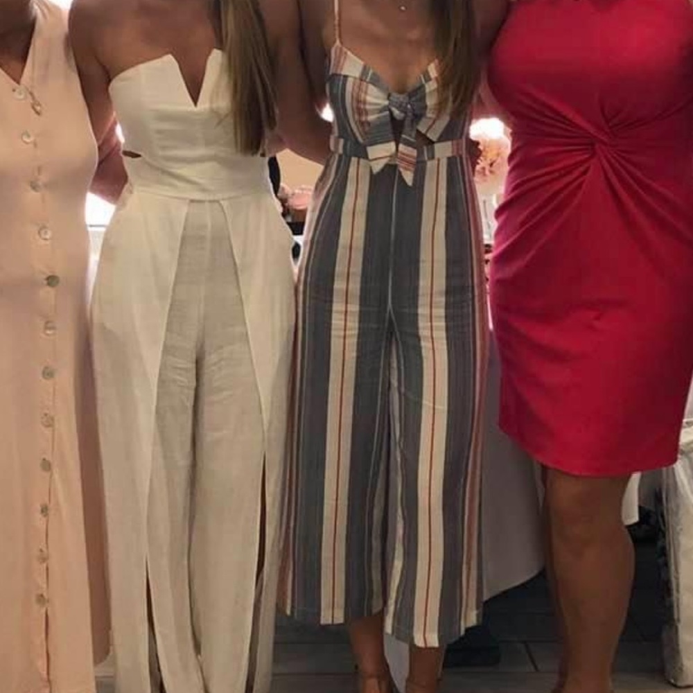 Stripped jumpsuit